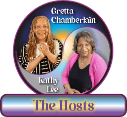 learn about the Hosts, Gretta Chamberlain and Kathy Lee